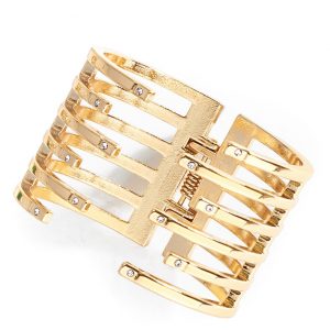 219063-76-Pulsera-ajustable-con-baño-de-oro-y-piedras-cristal