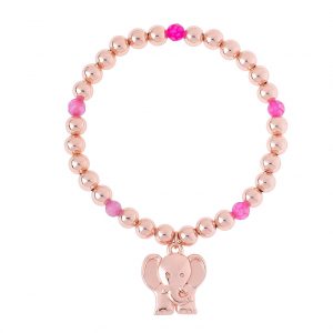 219498-31-Pulsera-Elefante-Bebe-pulsera-de-medida-unica-con-baño-de-oro-rosa-y-piedras-rosas