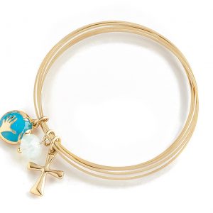 P139-32-pulsera-de-medida-Única-en-baÑo-de-oro-con-cuenta-color-blanco-y-pintura-azul.-proyecto-scholas